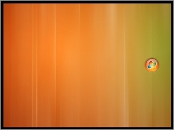 Windows, Tło, Zielone, Pomarańczowo, Logo
