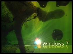 Plamy, Zielone, Windows 7