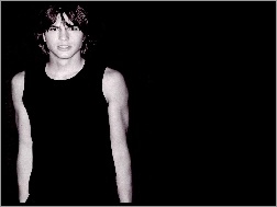 włosy, Ashton Kutcher, ciemne