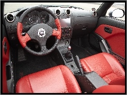 Wnętrze, Daihatsu Copen, Czerwone