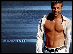 Woda, Roześmiany, Brad Pitt