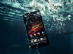 Woda, Komórkowy, Telefon, Sony Xperia ZR