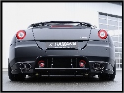 Wydech, Ferrari 599, Tył, Hamann