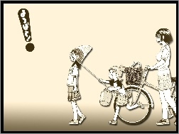 postacie, Yotsubato, rower