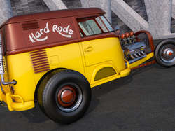 Zabytkowy, Volkswagen T1 Rod 1950