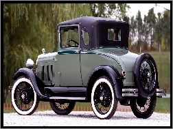 Zabytkowy, Business, 1929, Ford, Samochód, A