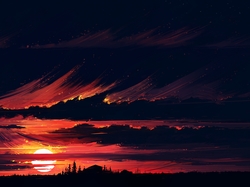 Paintography, Zachód słońca