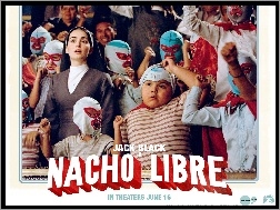 zakonnica, dzieci, Nacho Libre, maski
