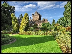 Szkocja, Zamek, Ogród