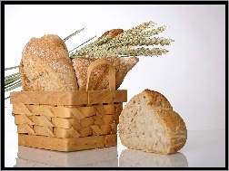 Zboża, Chleb, Koszyk, Kłosy