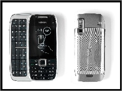 Zebra, czarny, Nokia E75, Srebrny