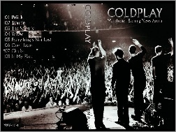 zespół, fani, Coldplay, koncert
