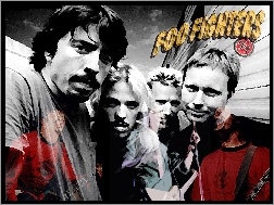 zespół, ludzie, Foo Fighters, człowiek