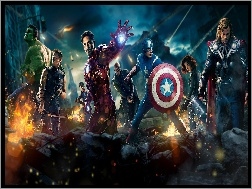 Zgliszcza, The Avengers, Bohaterzy