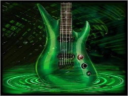 Elektryczna, Zielona, Gitara