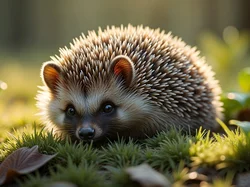 Zielona, Jeż, Trawa