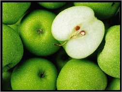 Zielone, Jabłka