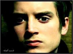twarz, Elijah Wood, zielone oczy