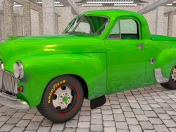 1951, Zielony, Zabytkowy, Holden 50-2106 FX