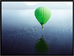 Woda, Zielony, Balon