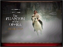 mężczyzna, zima, Phantom Of The Opera, koń