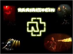 znaczek zespołu, Rammstein, płomień
