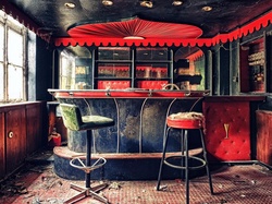 Bar, Zniszczony, Stary