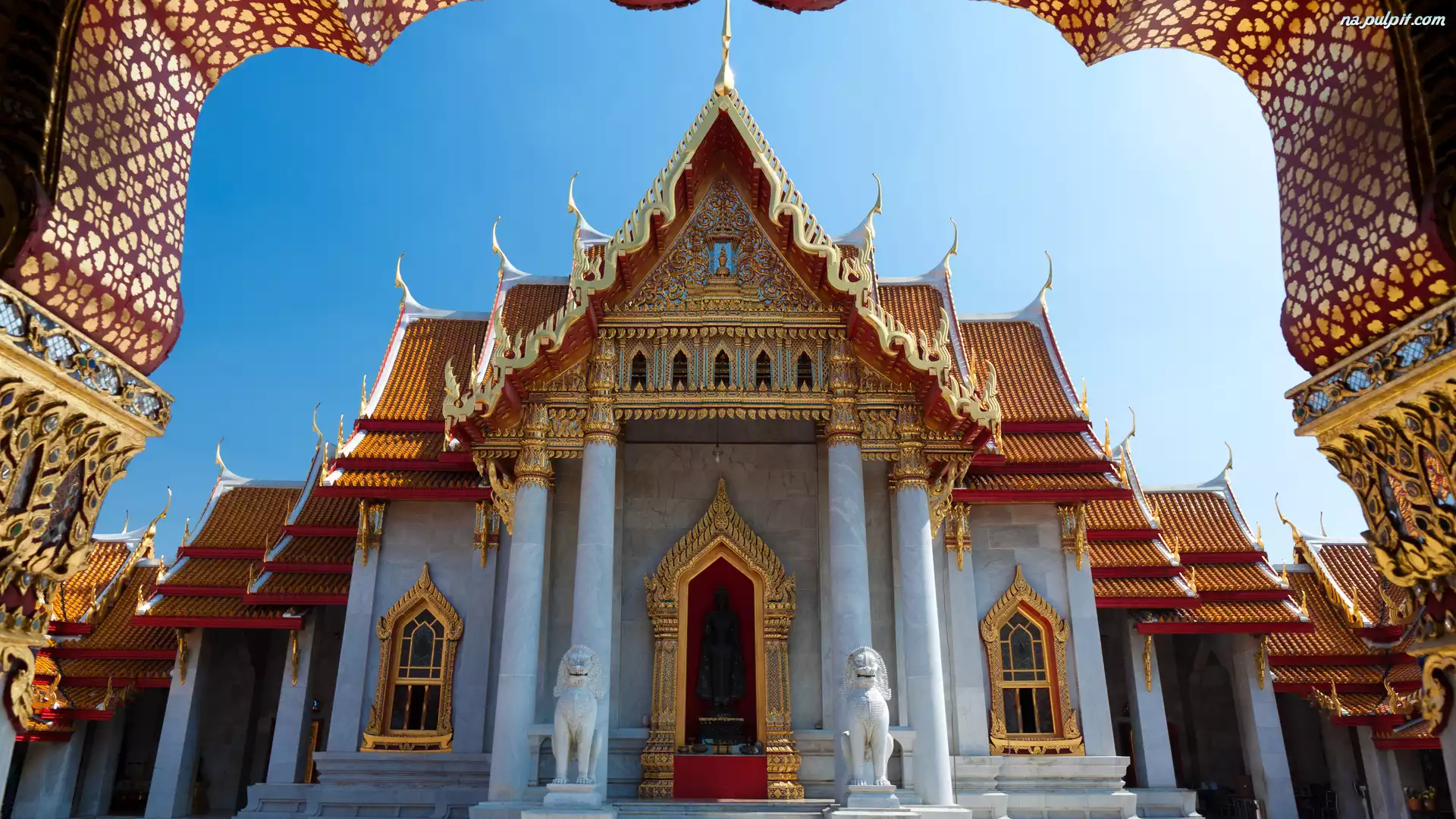 Tajlandia, Bangkok, Świątynia, Wat Benchamabophit