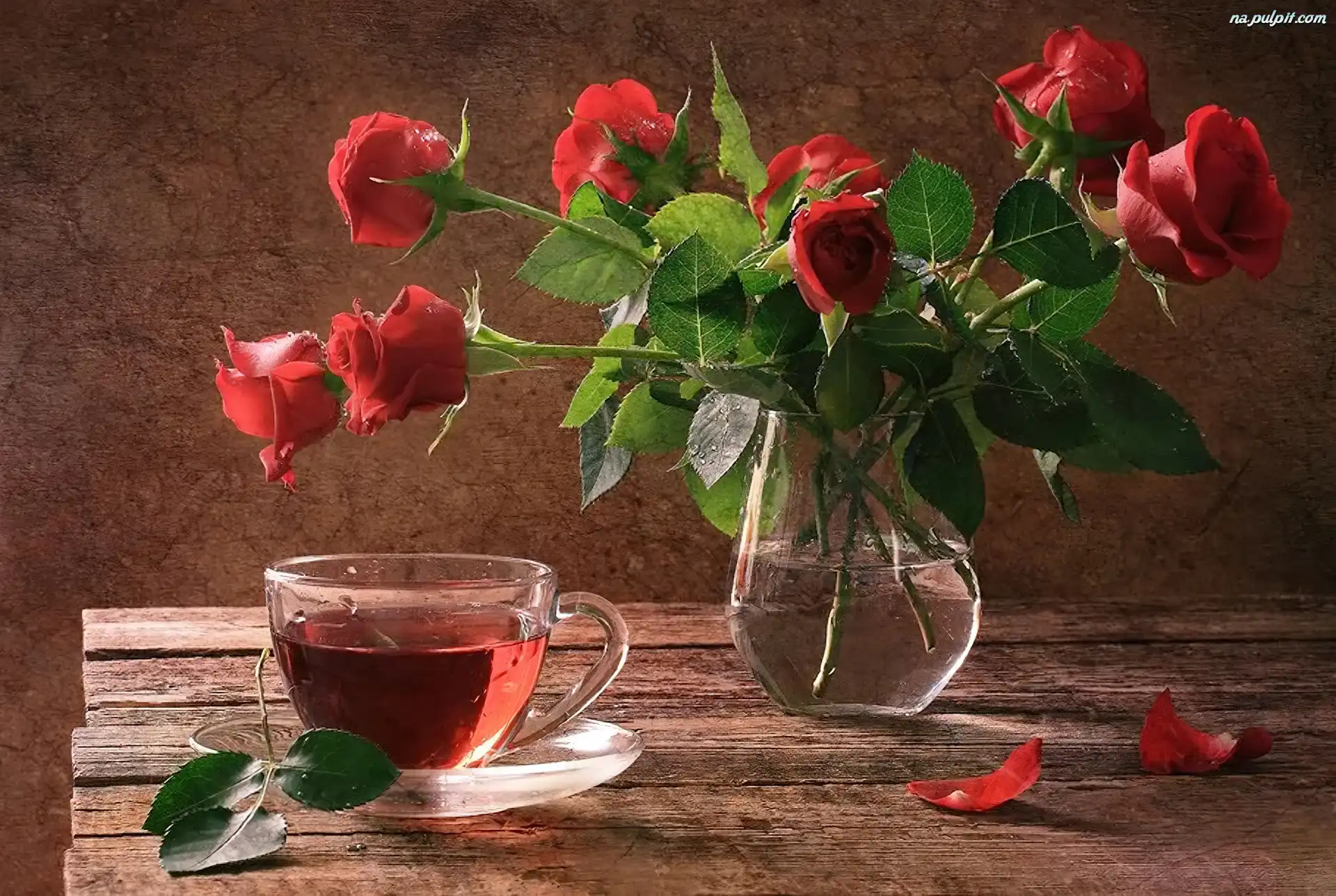 Herbata, Bukiet, Róż