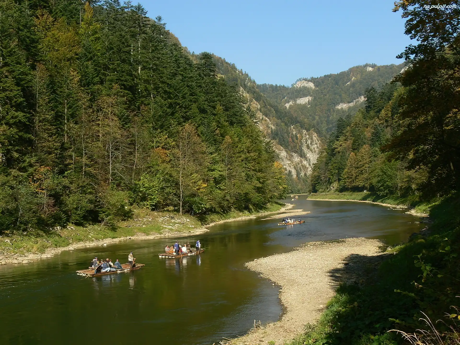 Drzewa, Spływ, Dunajec, Góry