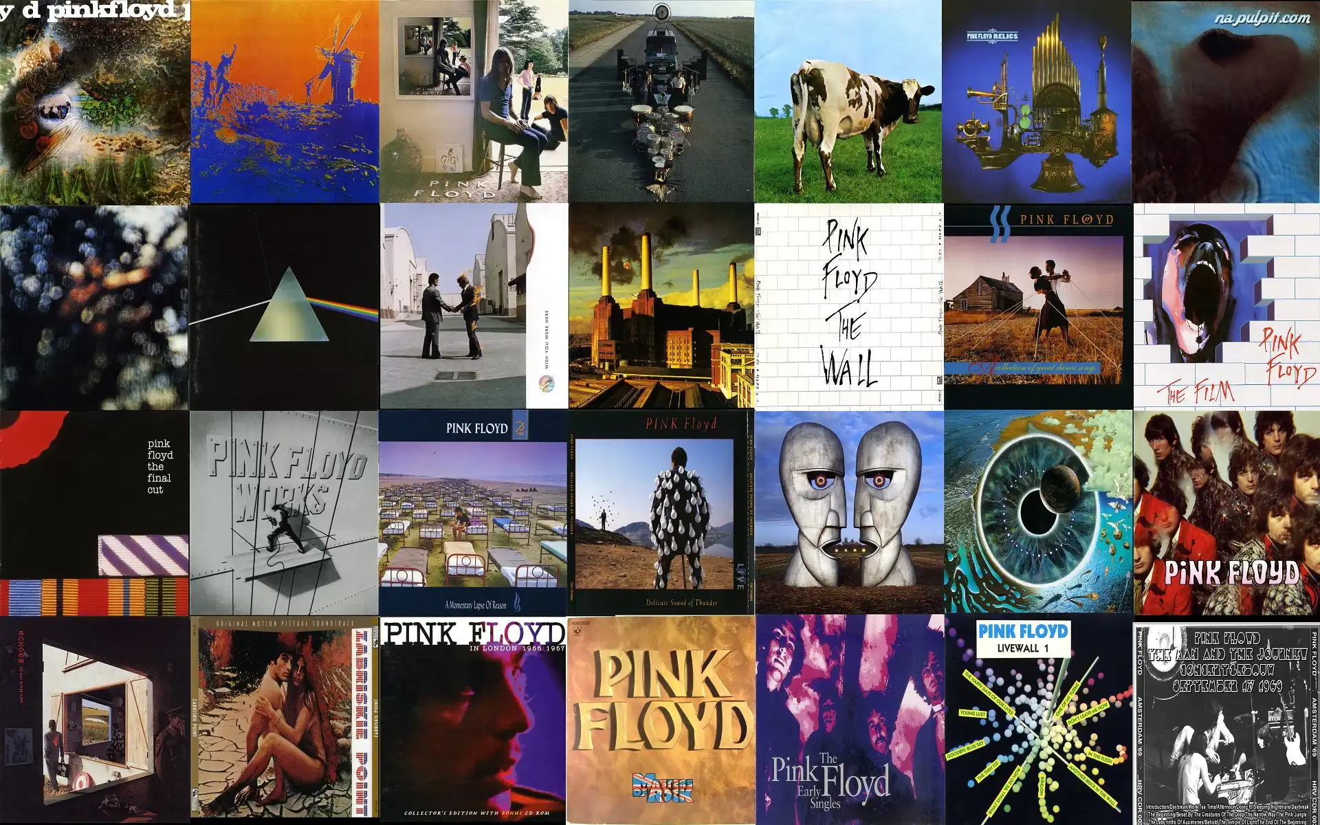 Pink Floyd, Dyskografia