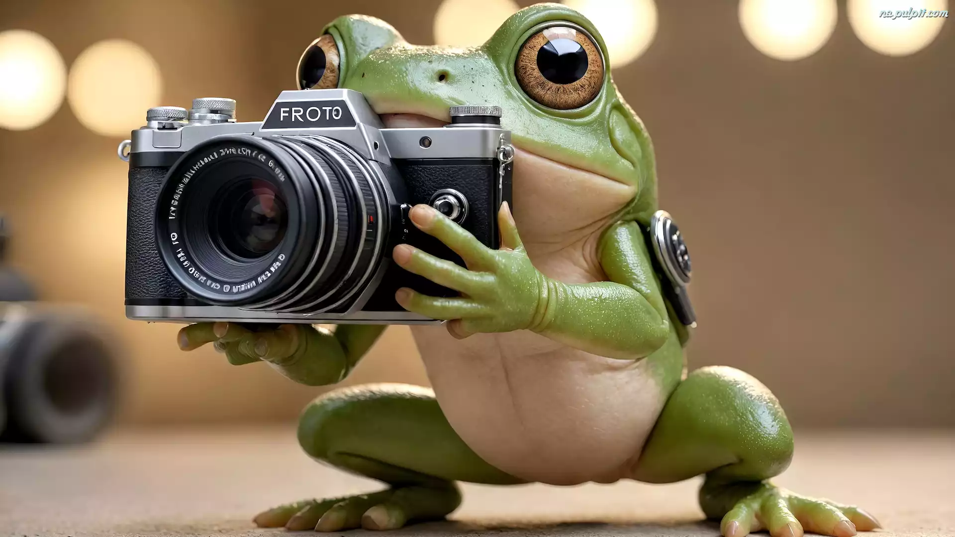 Aparat fotograficzny, Żaba, Grafika