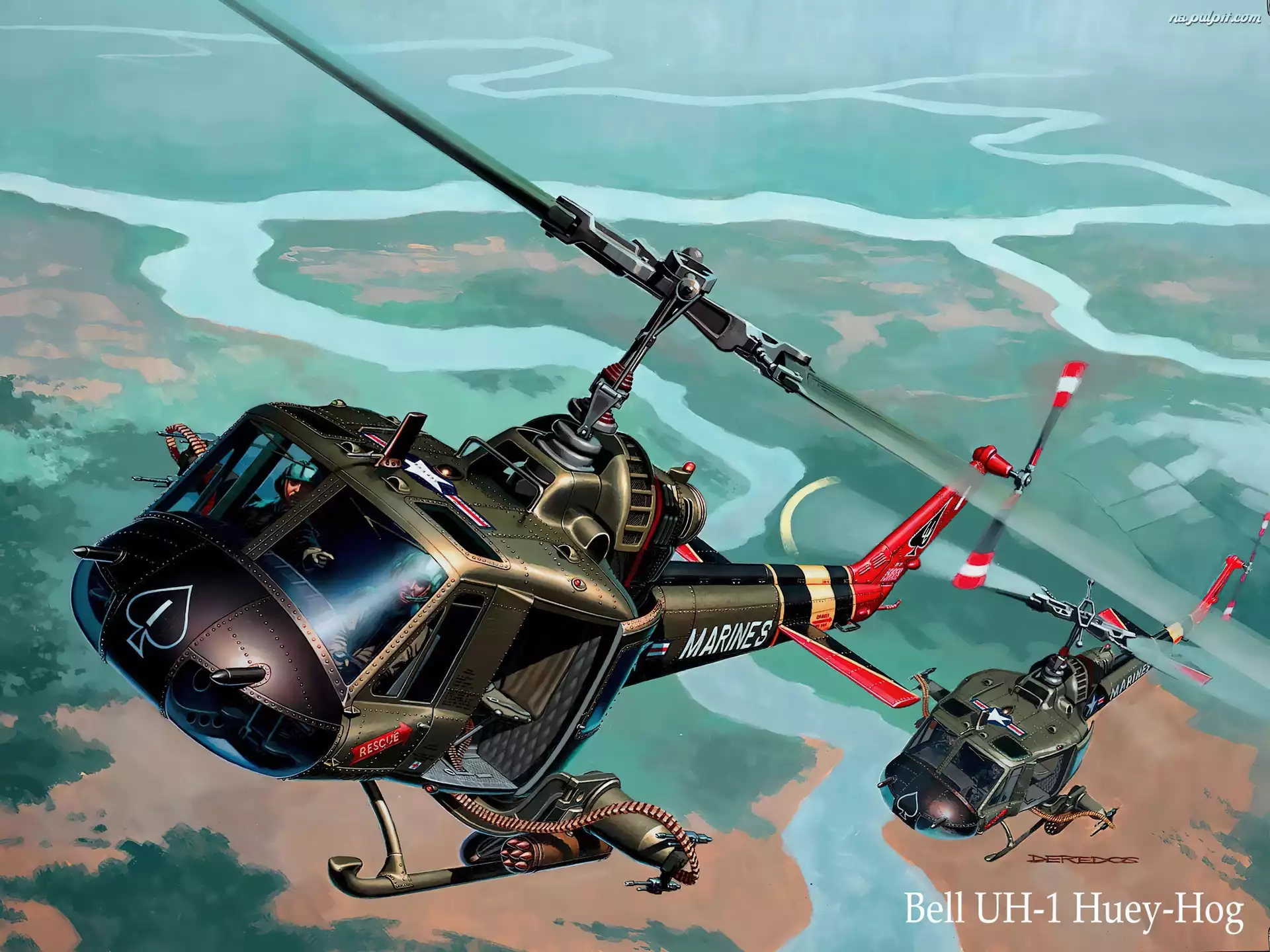 Grafika, Bell UH-1 Huey Hog