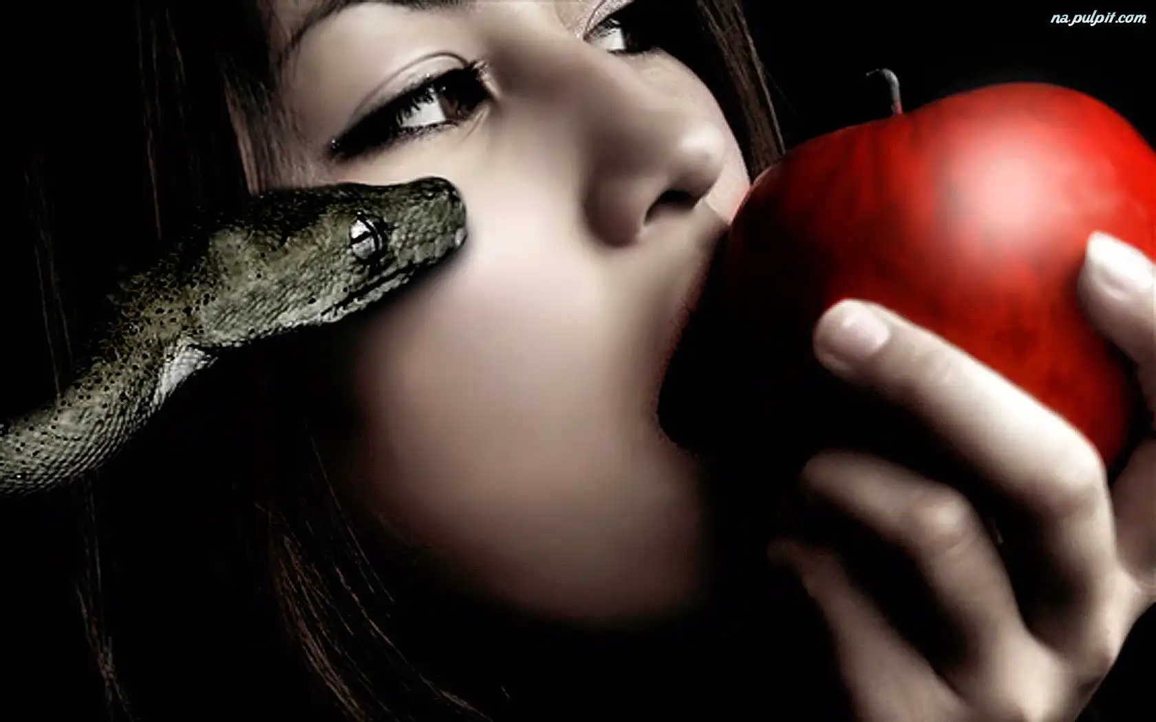 Jabłko, Twarz, Wąż, Kobiety