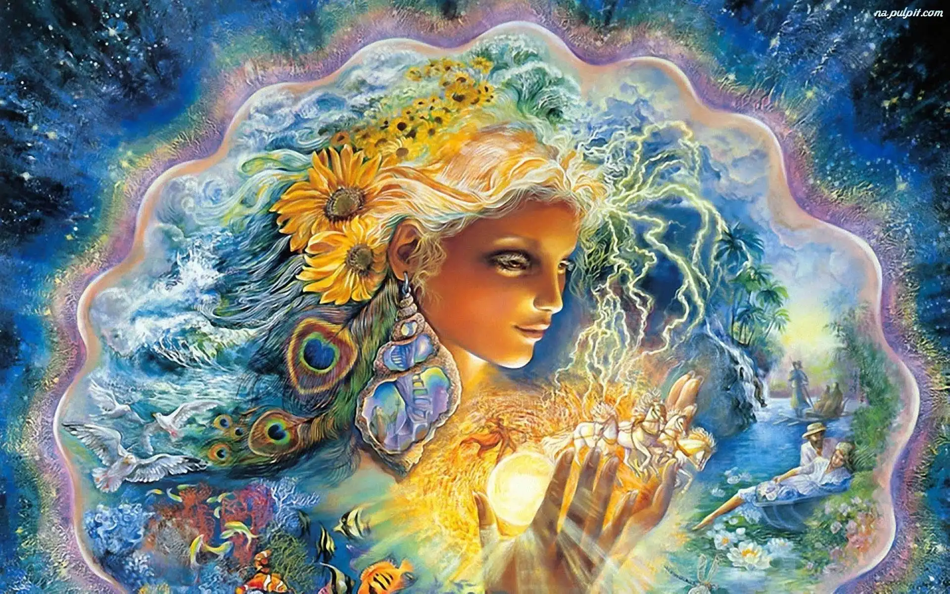 Josephine Wall, Dłonie, Kobieta, Ludzie