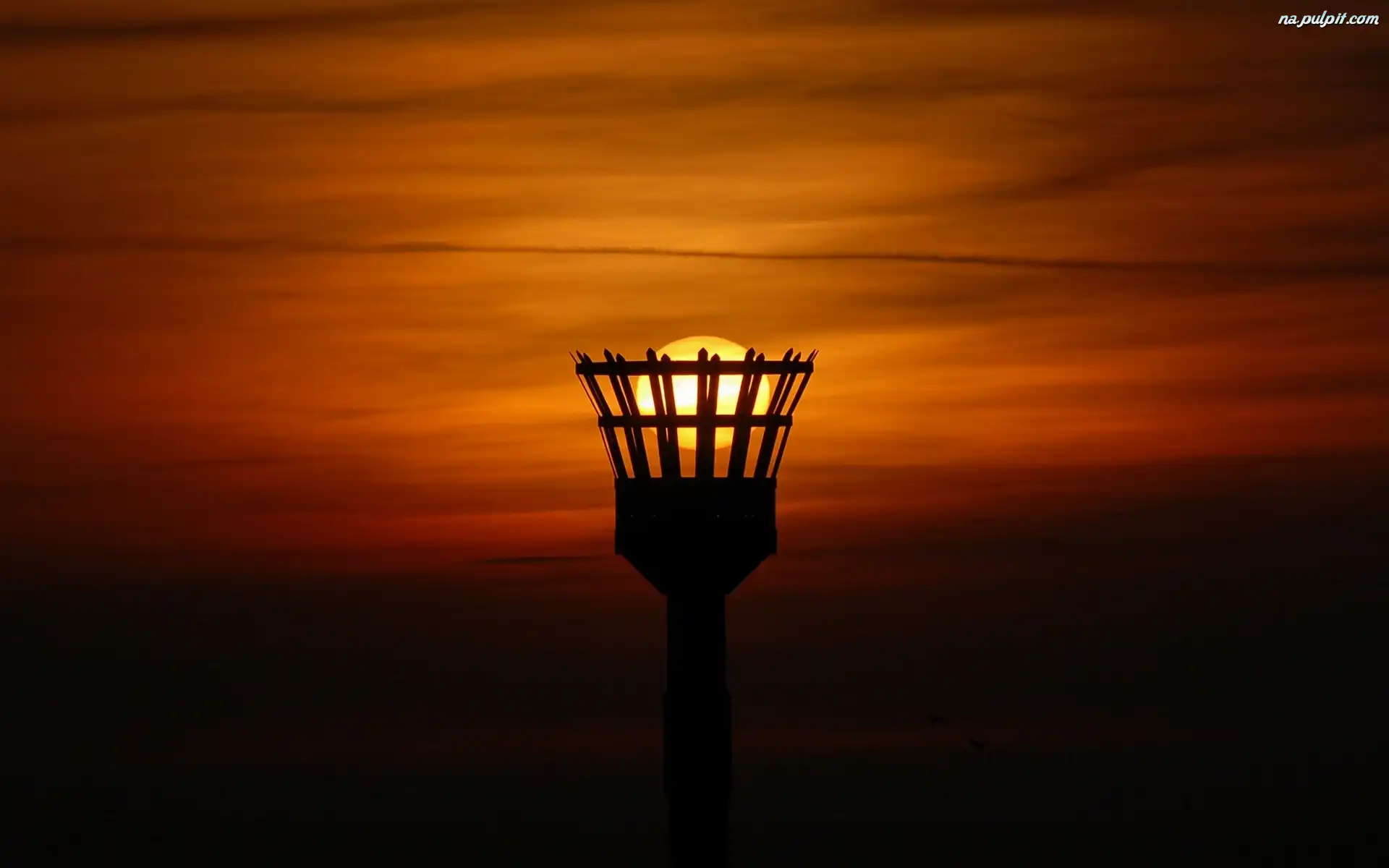 Lampa, Słońce, Słońca, Zachód, Jako