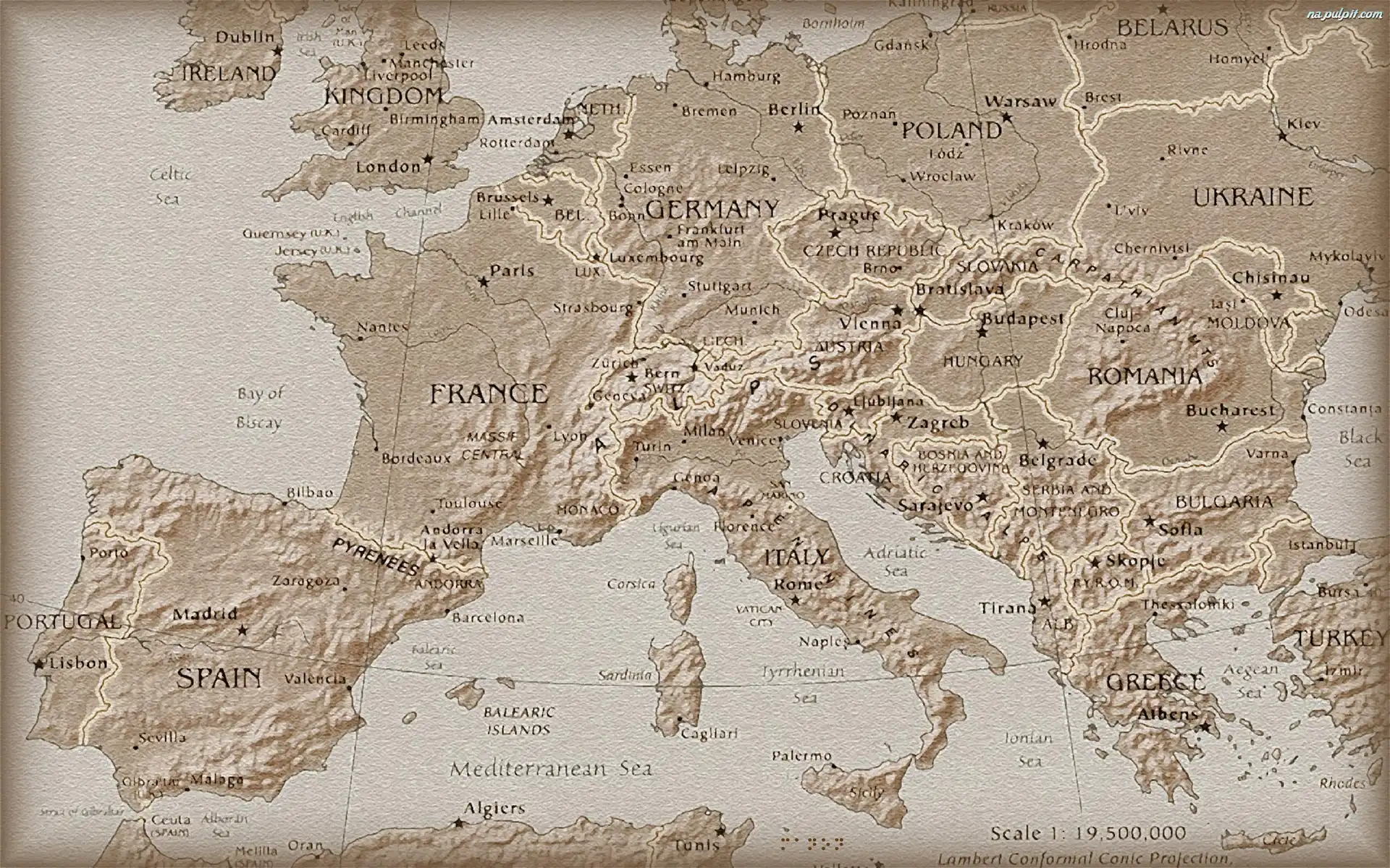 Mapa, Europa