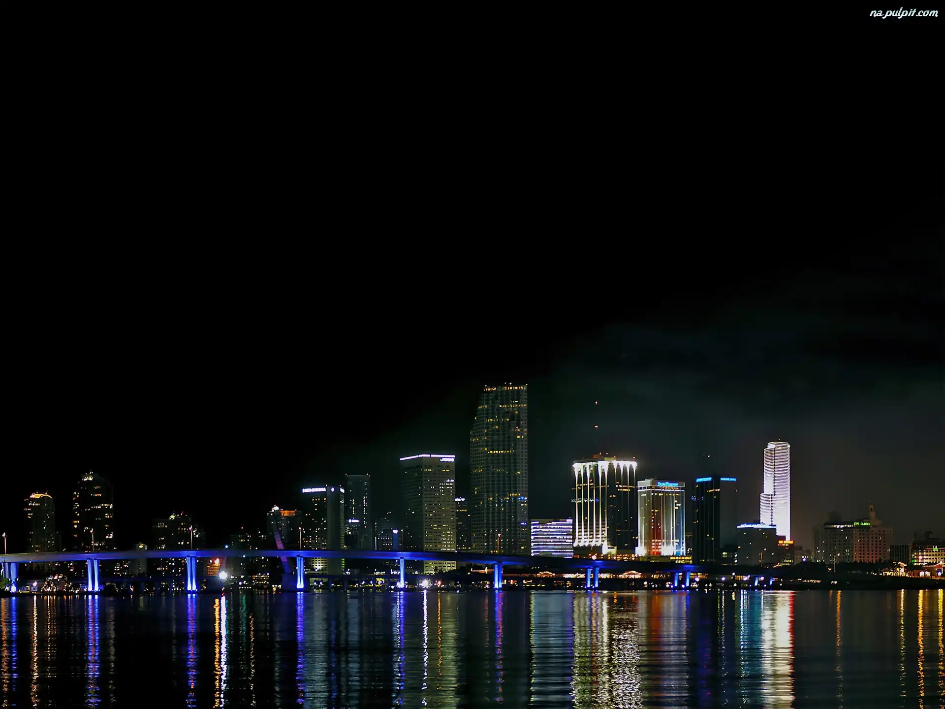 Most, Miami, Floryda, Światła