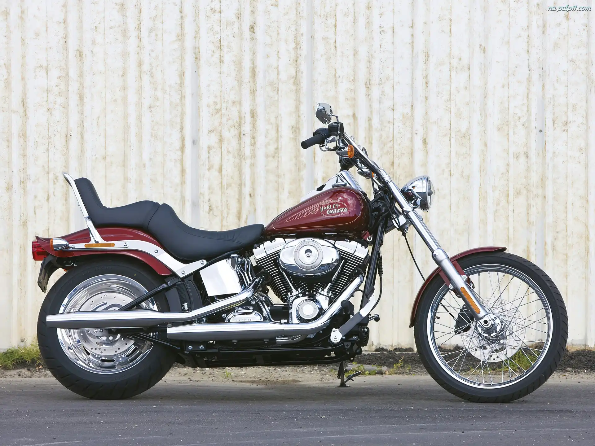Oparcie, Harley Davidson Softail Custom, Siedzenie