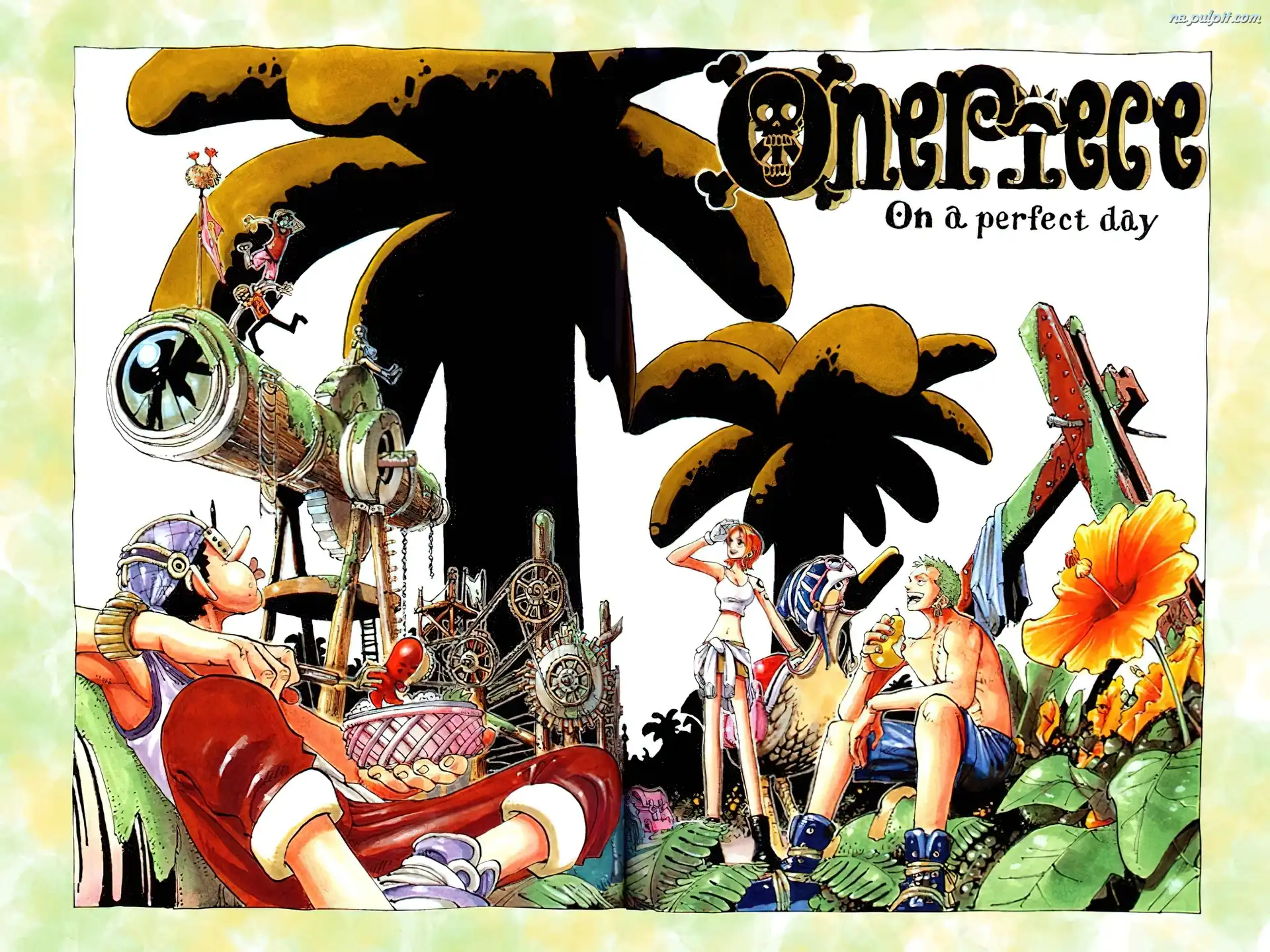 palma, One Piece, ludzie