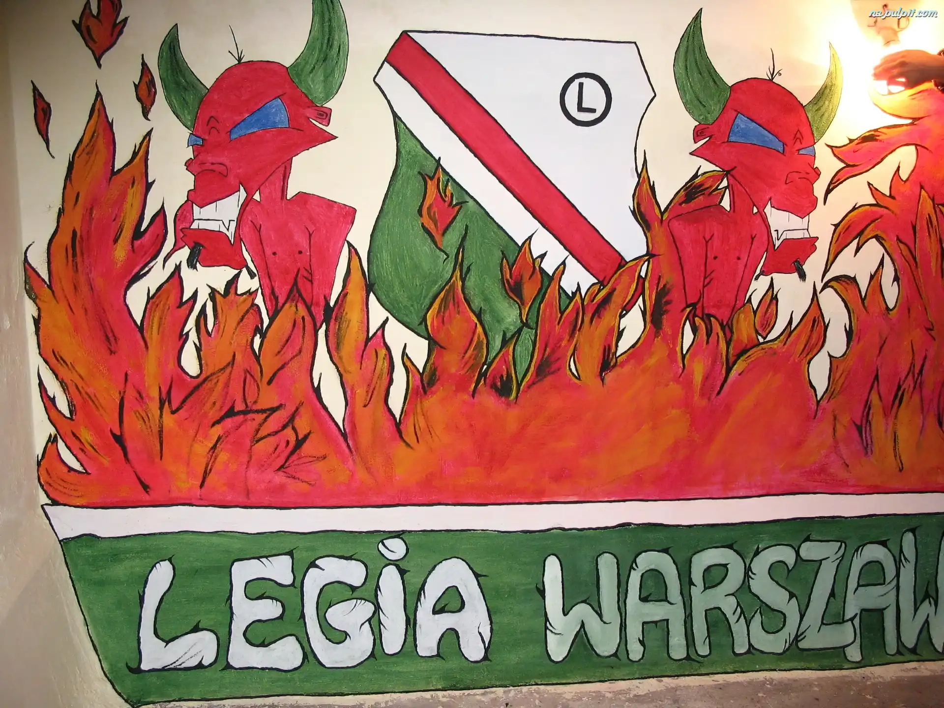 Płomienie, Legia Warszawa, Diabły
