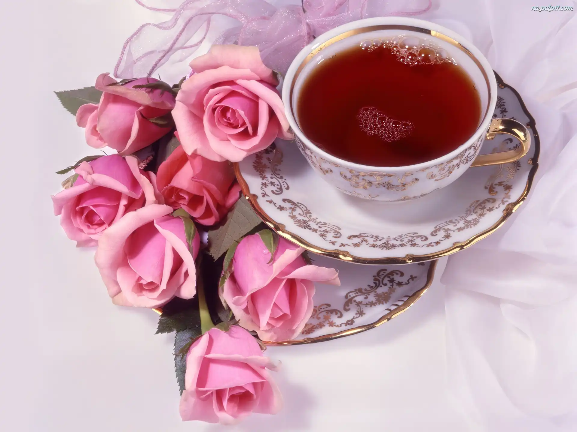 Herbaty, Róże, Filiżanka
