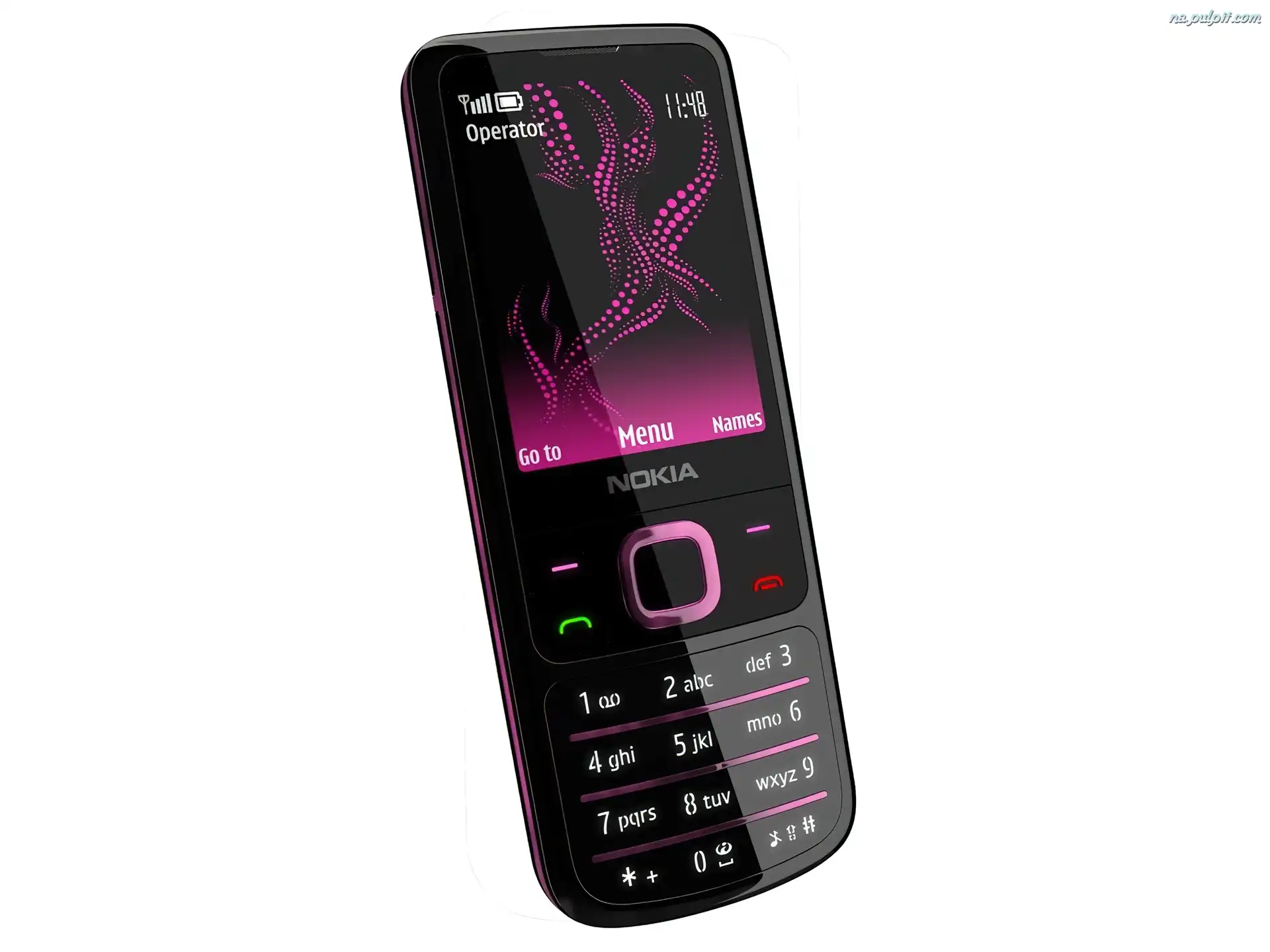 Różowa, Nokia 6700 Classic, Czarna