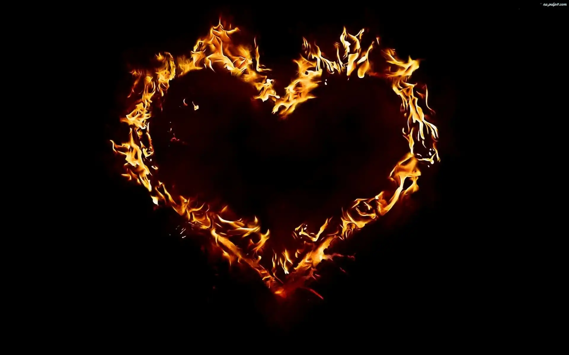 Miłość, Serce, Ogień