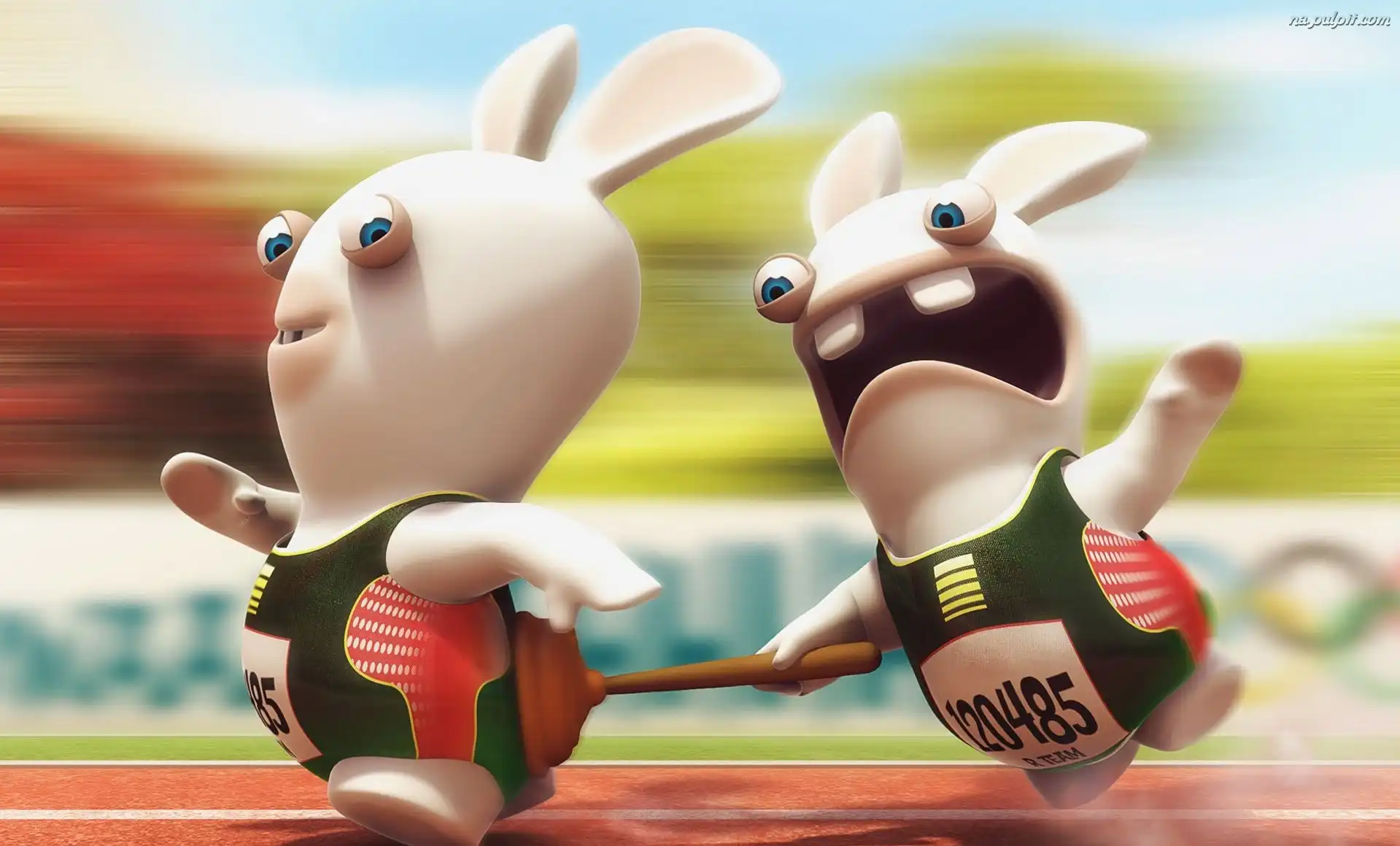 Wyścig, Rayman Raving Rabbids, Króliki