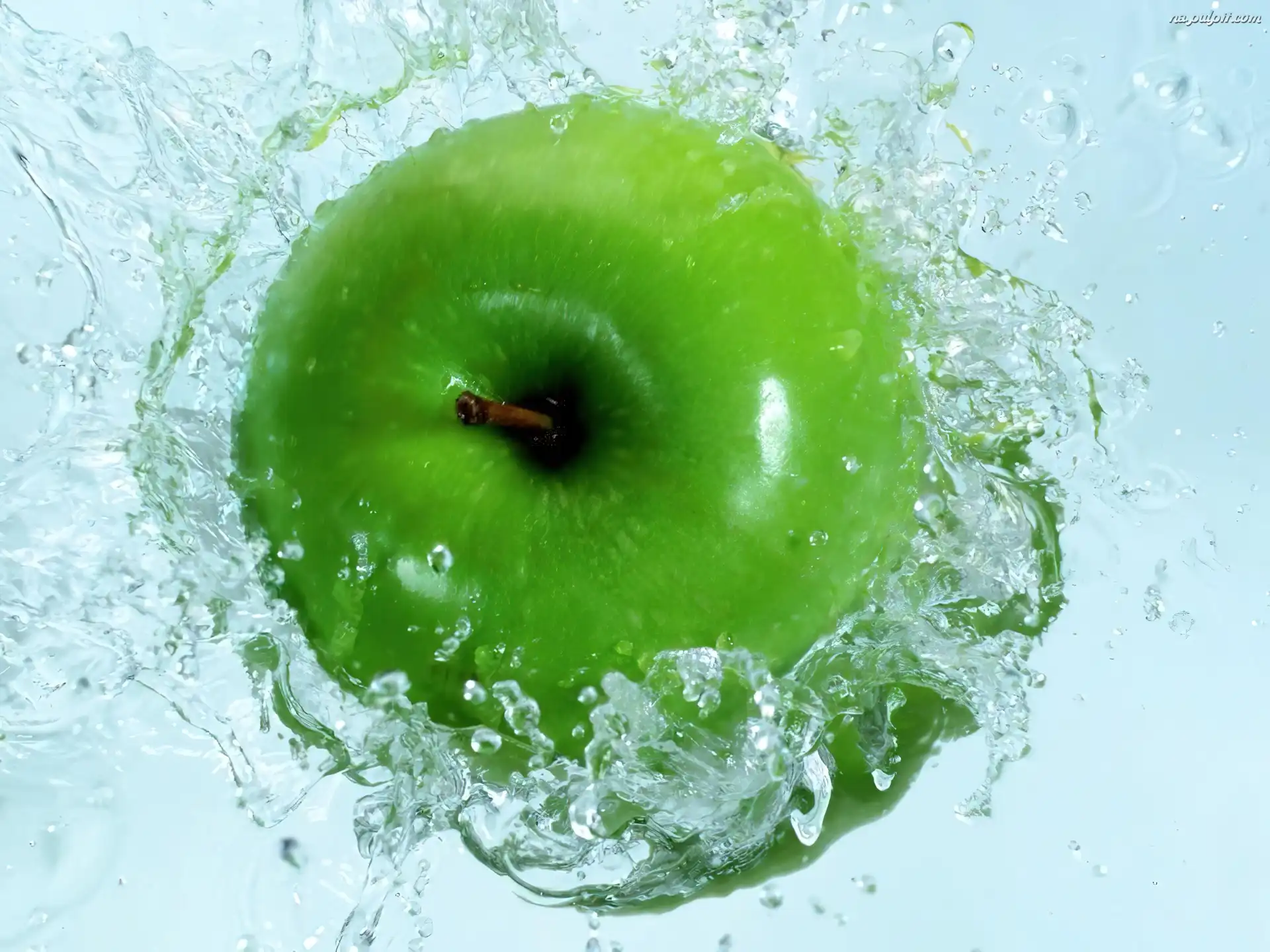 Woda, Zielone, Jabłko